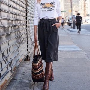 Sezane Midi-length skirt. NWT